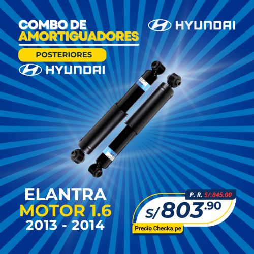 COMBO DE AMORTIGUADORES POSTERIORES HYUNDAI ELANTRA 1.6 (2013-2014)