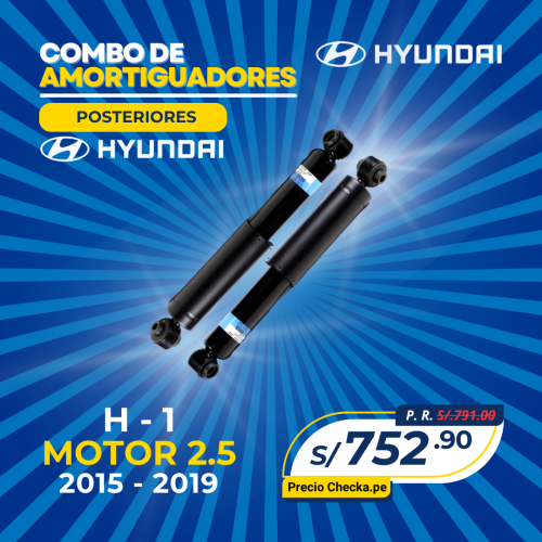COMBO DE AMORTIGUADORES POSTERIORES HYUNDAI H-1 2.5 (2015-2019)