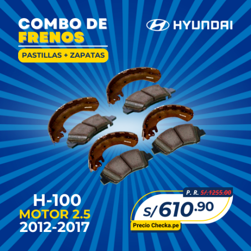 COMBO DE FRENOS HYUNDAI H-100 2.5 (2012-2017)