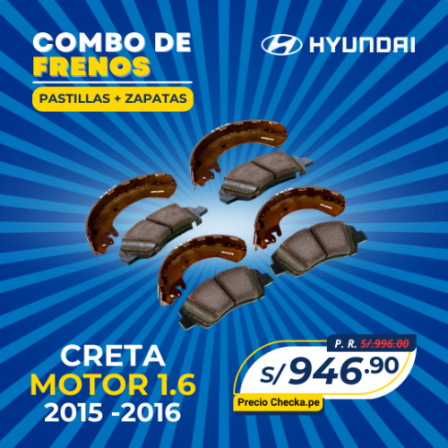 COMBO DE FRENOS HYUNDAI CRETA 1.6 (2015-2016)